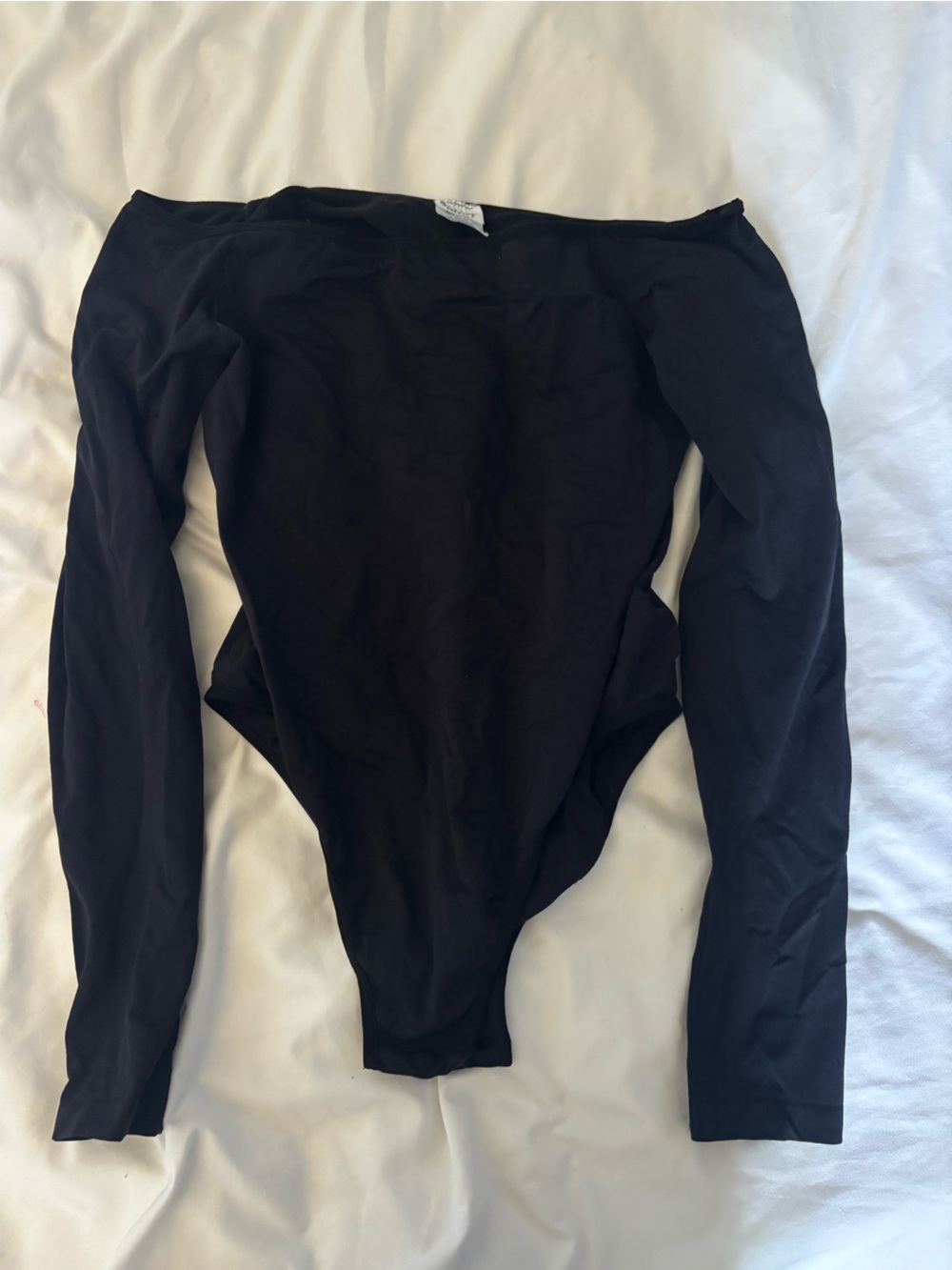 Long Sleeve Black Women's Bodysuit
